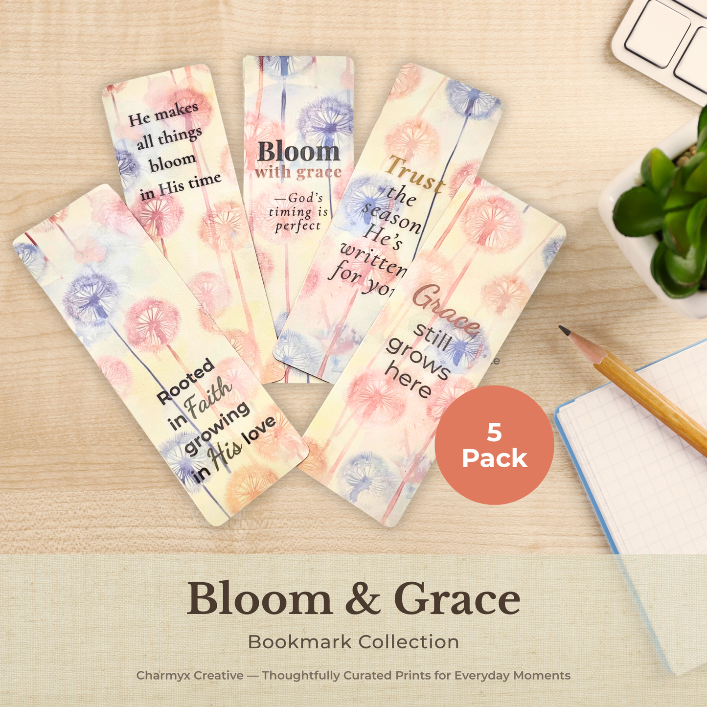 Bloom & Grace Bookmark Collection
