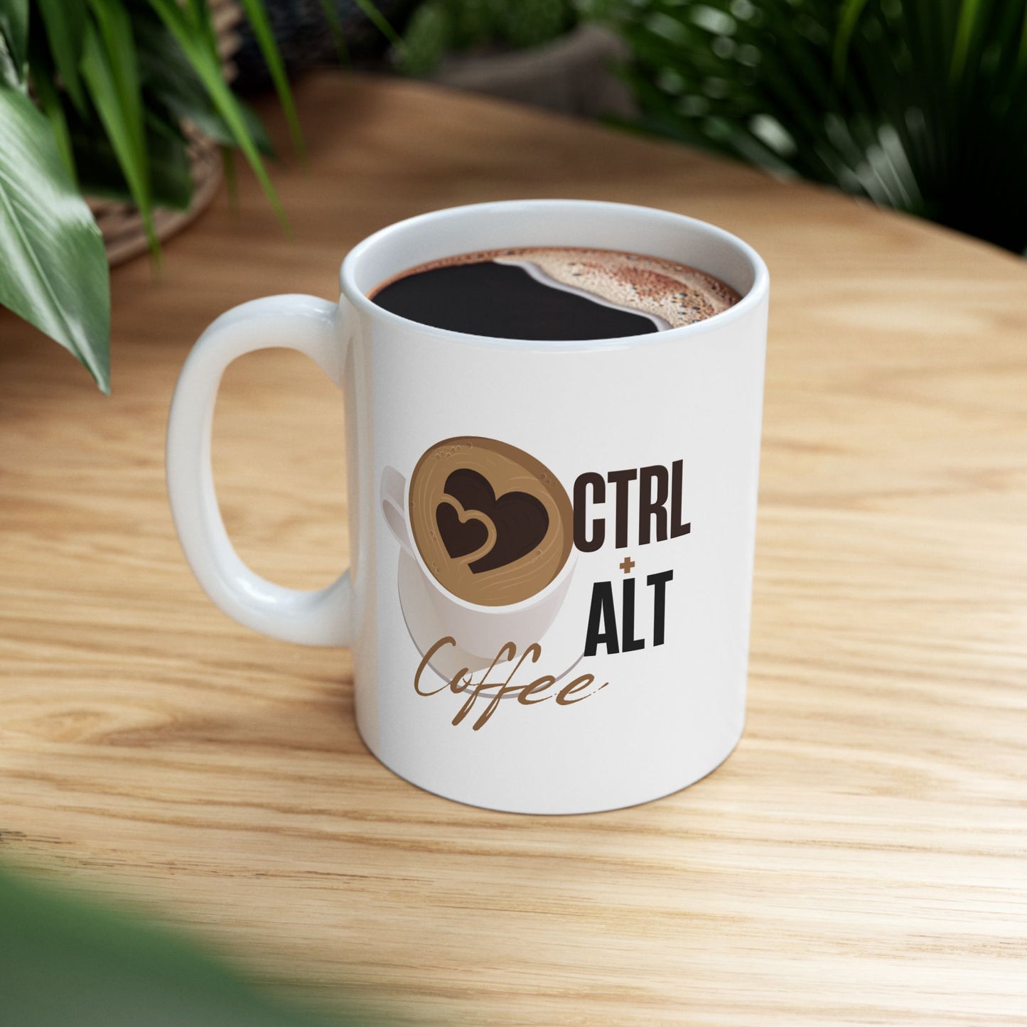 Cute Ceramic Mug for Coffee Lovers, Funny Coffee Cup, Gift for Friends, 11oz Mug, Perfect for Birthdays, Home Office