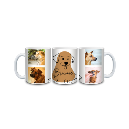 Custom Pet Photo Mug – Personalized Dog or Cat Gift
