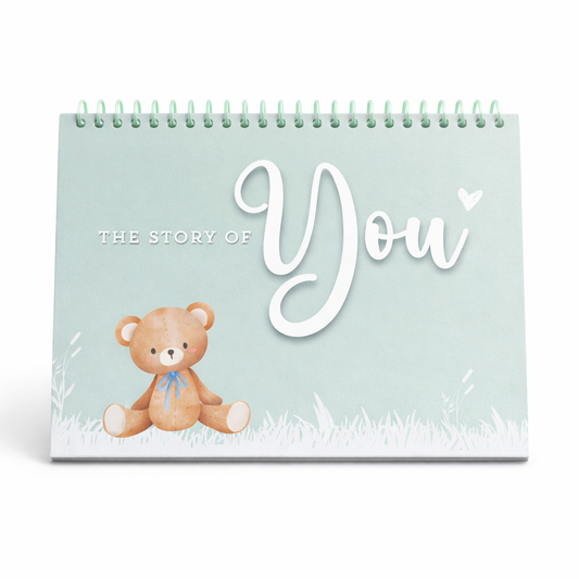 The Story of You baby memory book cover (spiral bound)
